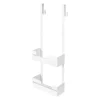 Mensola doccia Idrostile con ganci 250x760 mm bianco