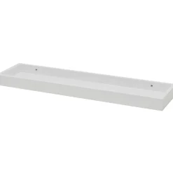 Mensola in legno contenitore 40x600x150 mm bianco