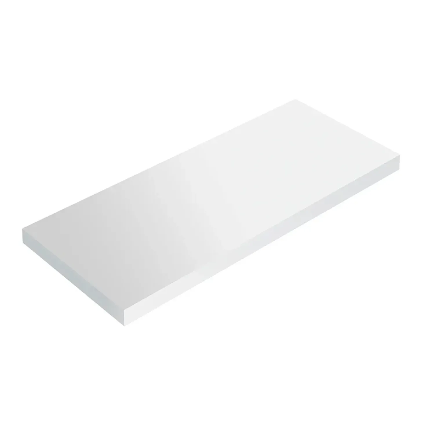 Mensola in legno Smart 760x237x23 mm bianco
