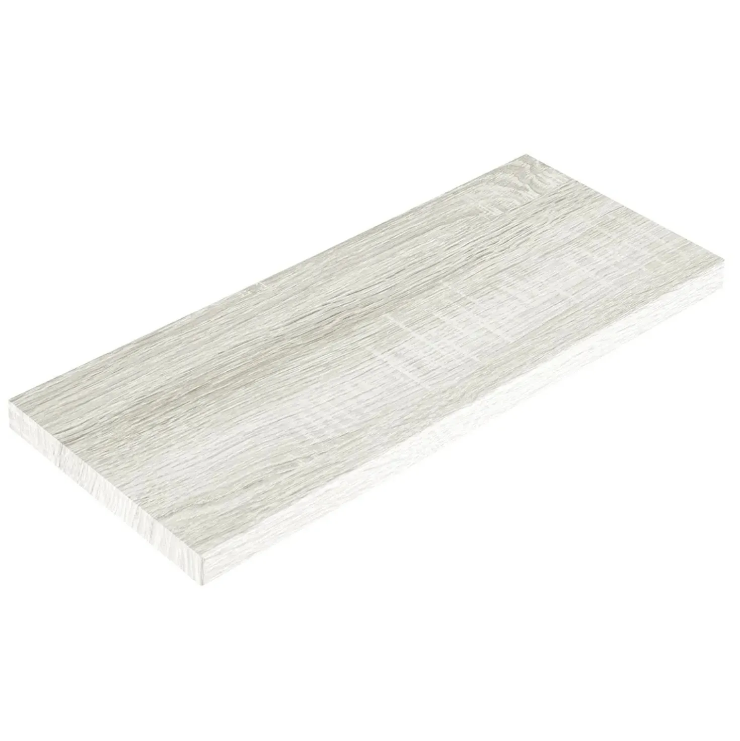 Mensola in legno Smart 360x155x18 mm rovere sbiancato