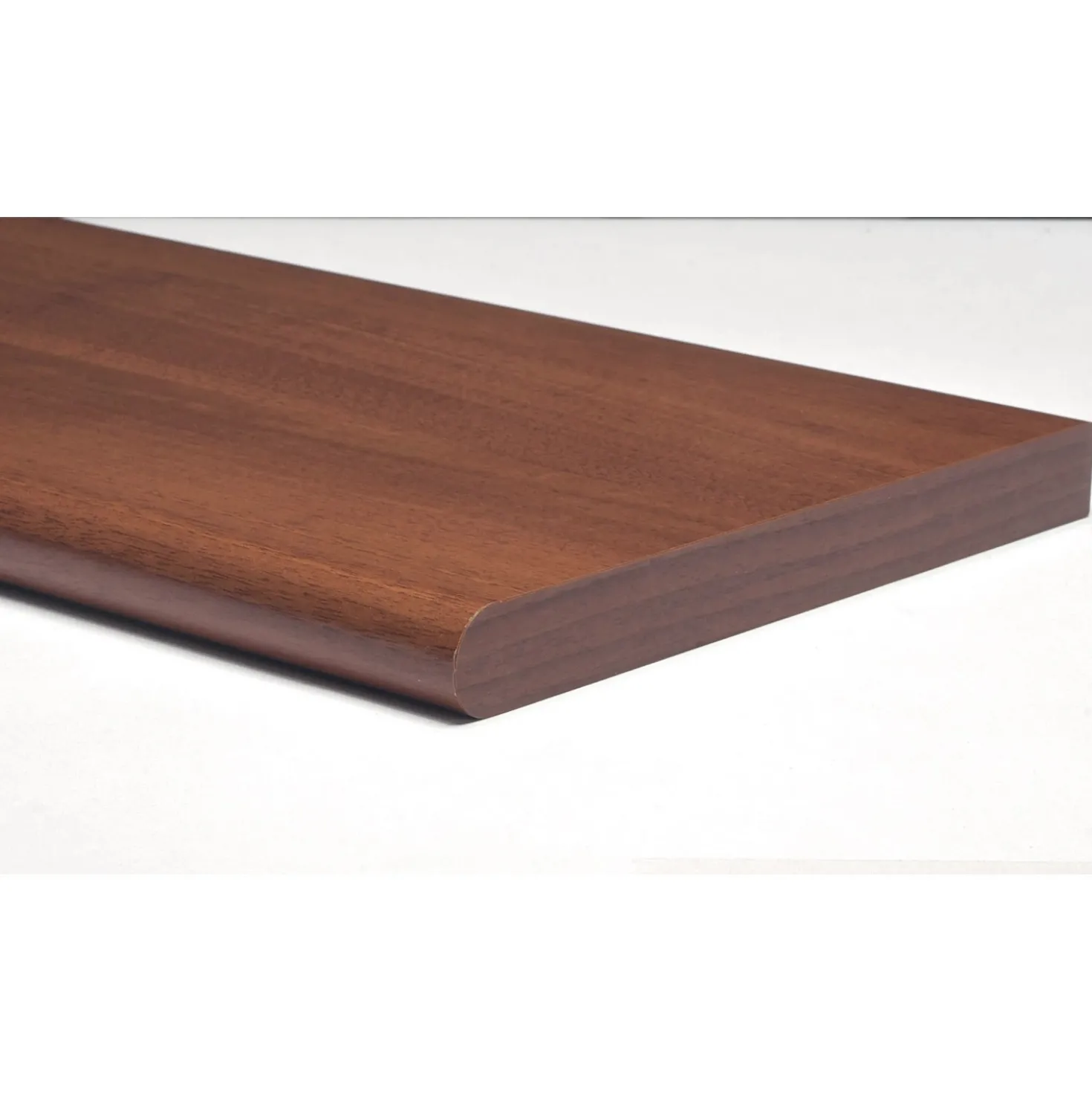 Mensola in legno stondata Kimspace noce 1000x200x18 mm