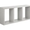Mensola in legno Tristano 30x70x15,5 cm rovere sbiancato