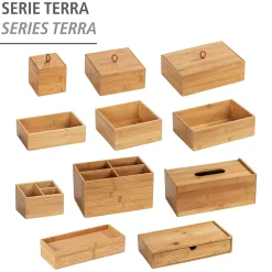 Mensola per bagno Wenko Terra M bambù