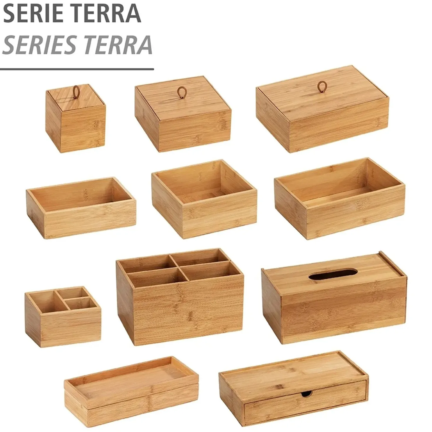 Mensola per bagno Wenko Terra M bambù