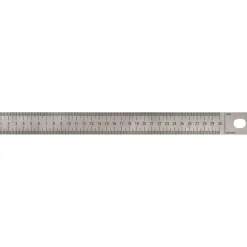 Metrica riga in acciaio lucida 30 mm x 1 mm x 500 mm