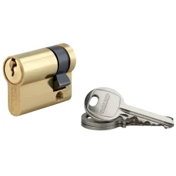 Mezzo cilindro di sicurezza SA 30x10 mm meccanismo 5 pin 3 chiavi
