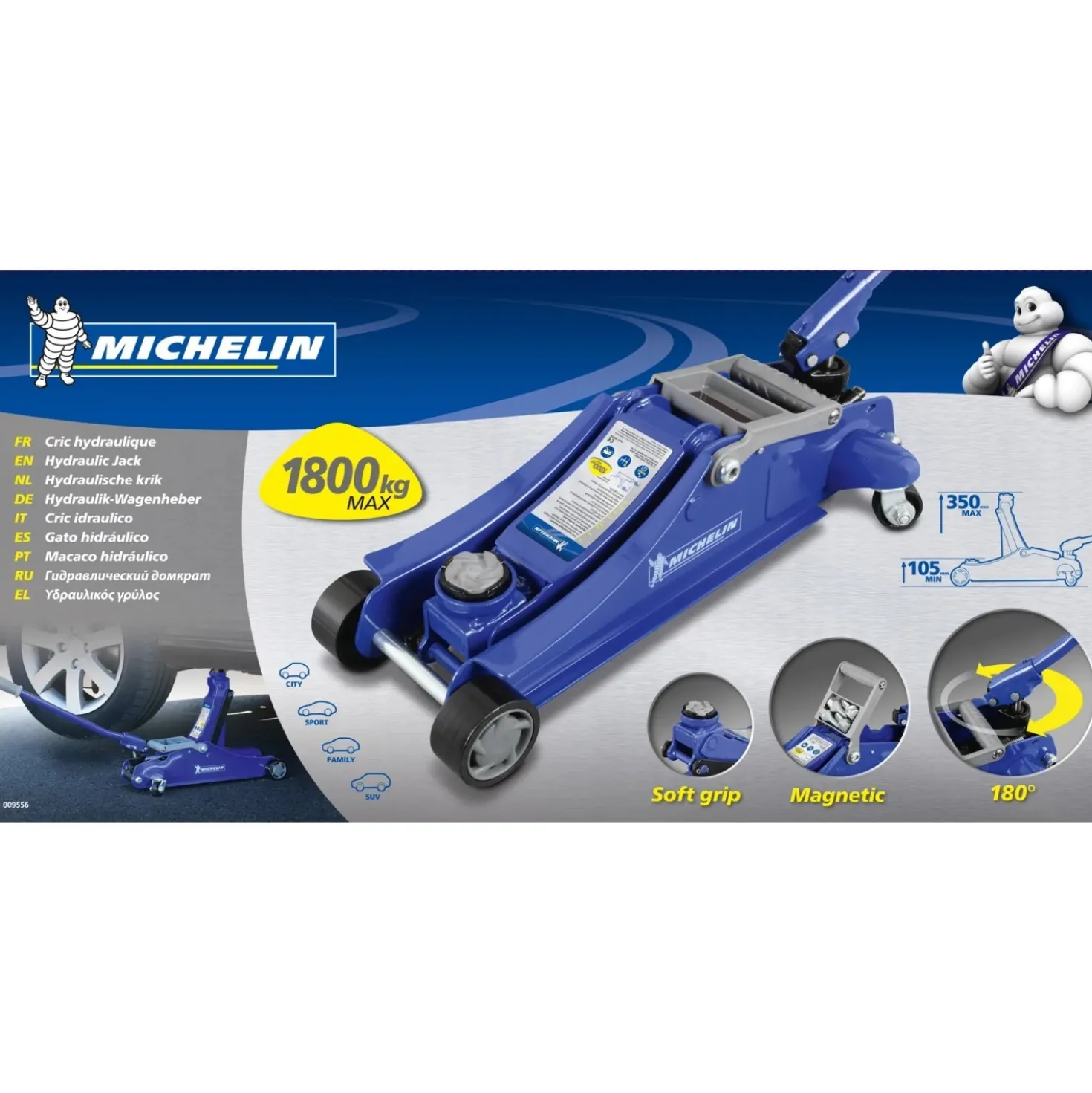 MICHELIN crick idraulico a carrello 1,8T