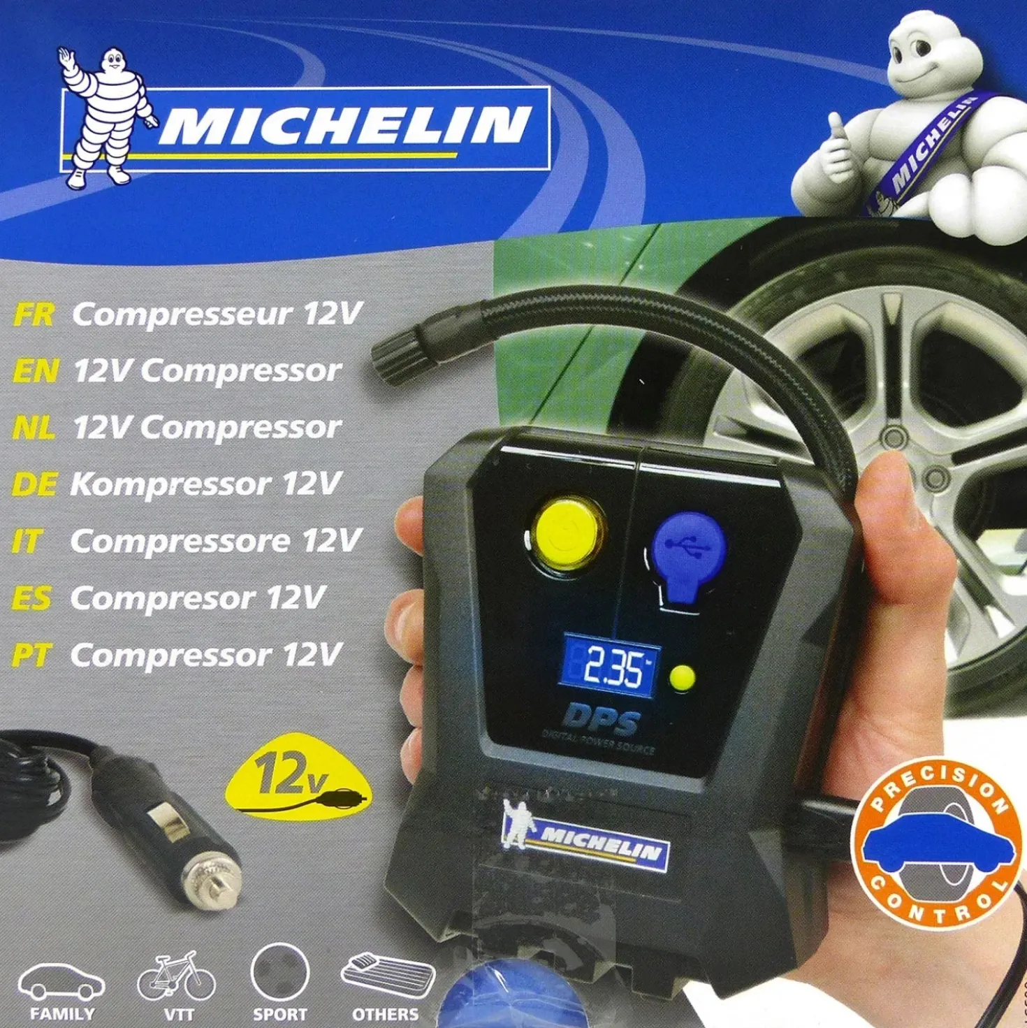 MICHELIN mini compressore digitale 12V