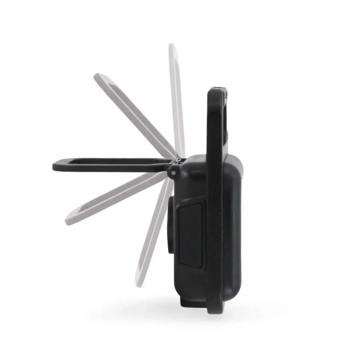 Mini torcia multifunzione ricaricabile USB con moschettone