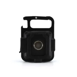 Mini torcia multifunzione ricaricabile USB con moschettone