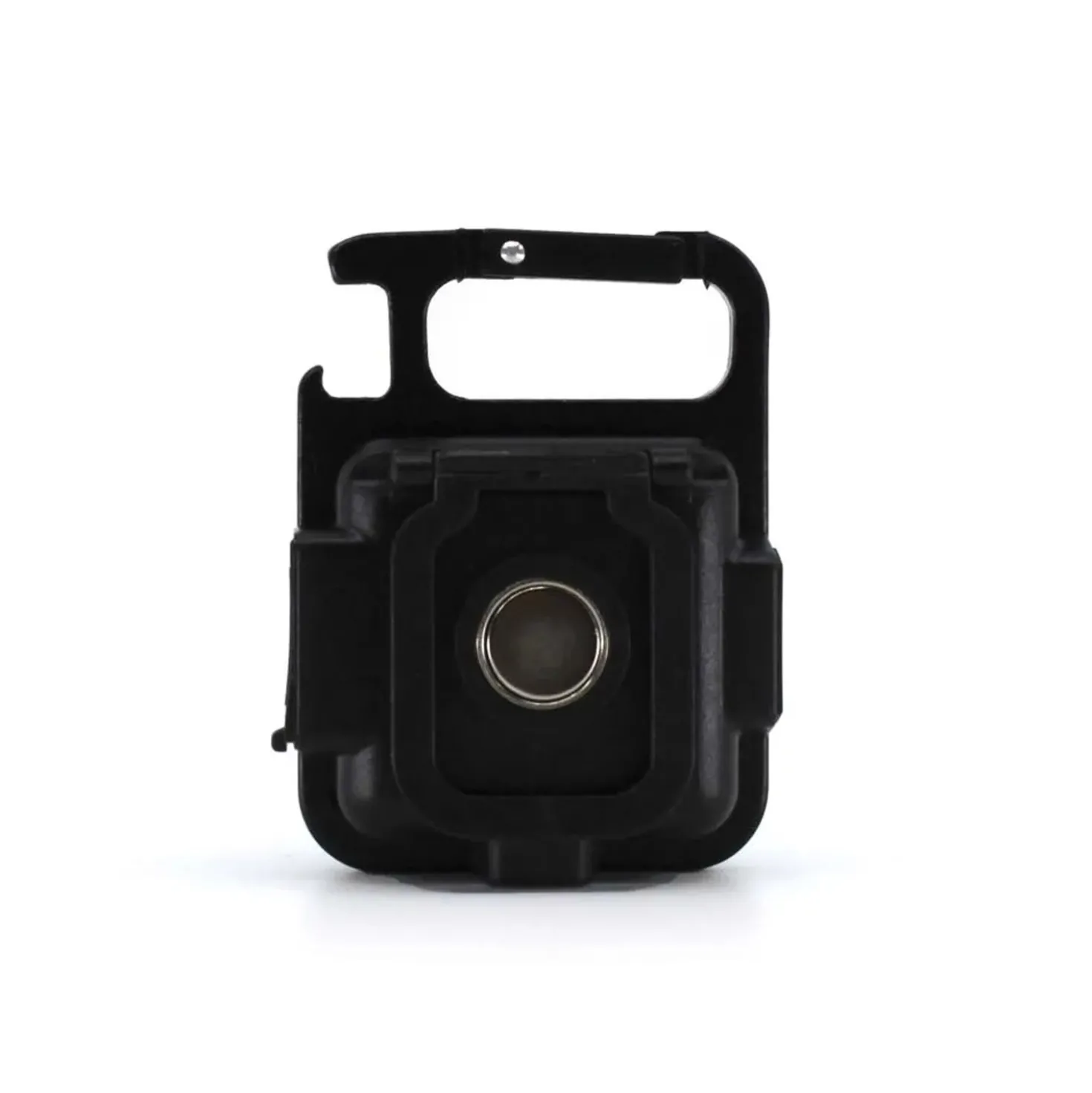 Mini torcia multifunzione ricaricabile USB con moschettone