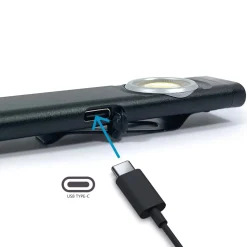 Mini torcia ULTRA SLIM LED COB USB C 500 lm in Alluminio Aeronautico