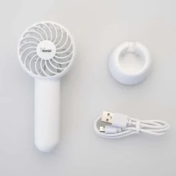 Mini ventilatore da tavolo Ø 5 cm bianco