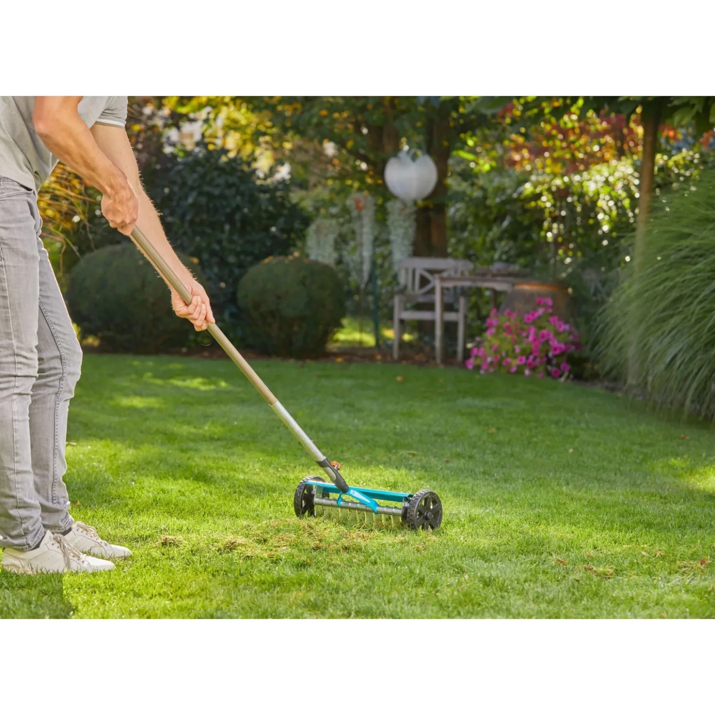 Miniarieggiatore su ruote 32 cm Gardena Combisystem