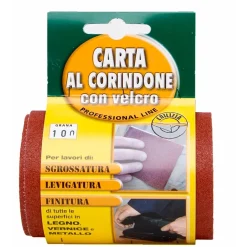Minirotolo abrasivo velcrato grana 100