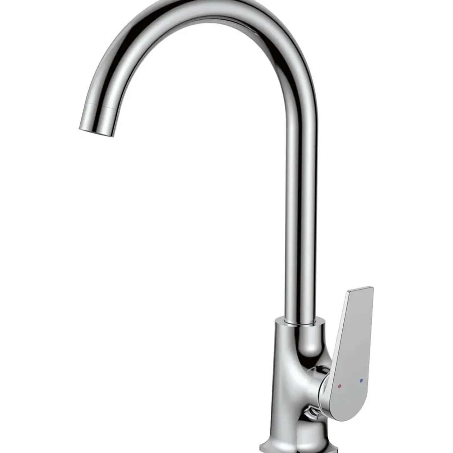 Miscelatore cucina da appoggio Idrostile con flessibili 45 cm cromo