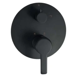 Miscelatore doccia incasso Idrostile Rodas con deviatore nero