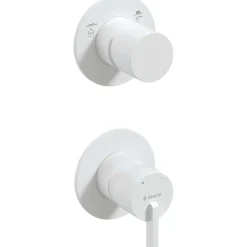 Miscelatore doccia incasso Idrostile Limonar con deviatore Legos bianco