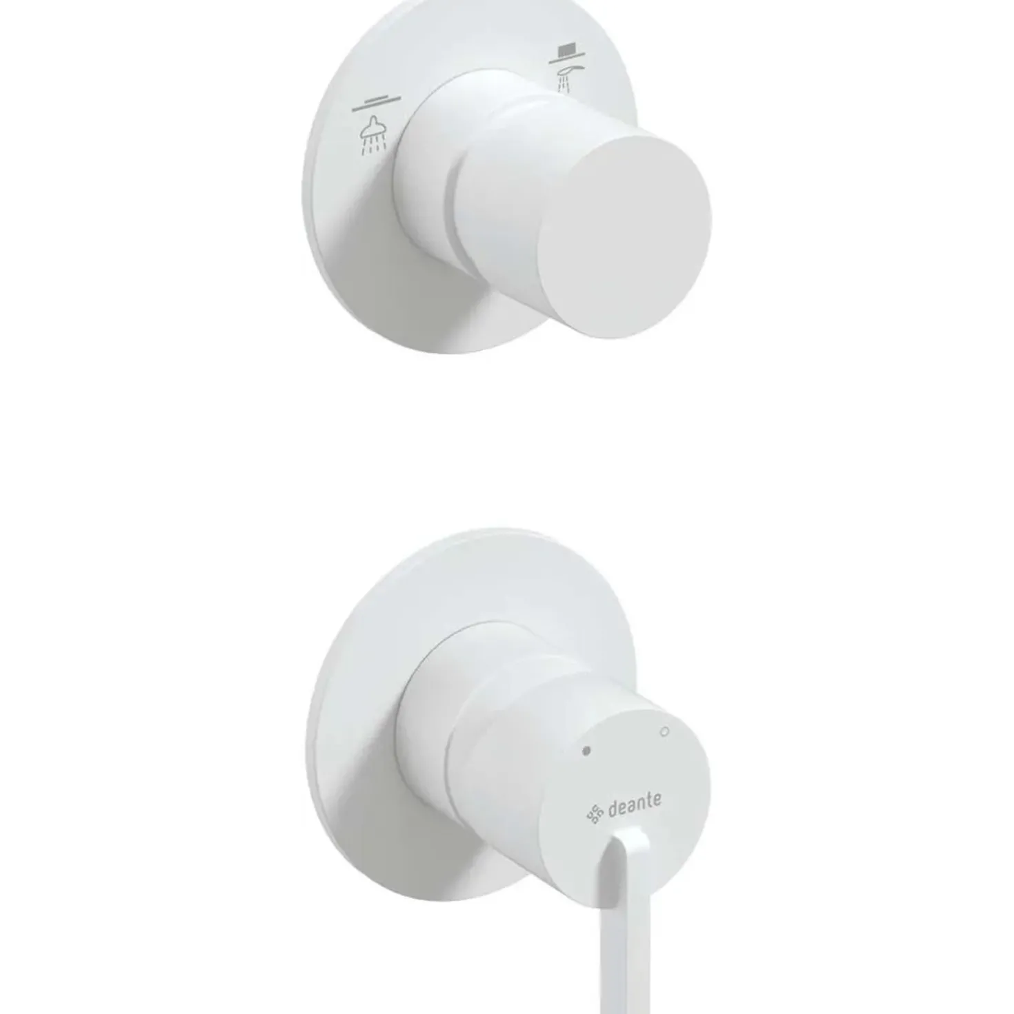 Miscelatore doccia incasso Idrostile Limonar con deviatore Legos bianco