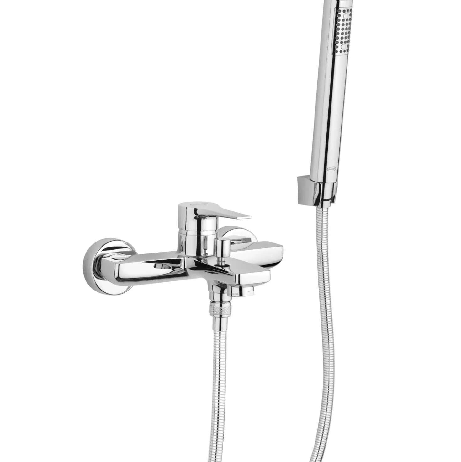 Miscelatore esterno vasca Shark compreso di kit doccia cromo