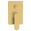 Miscelatore incasso doccia con deviatore Zefir oro opaco Ø 35 mm
