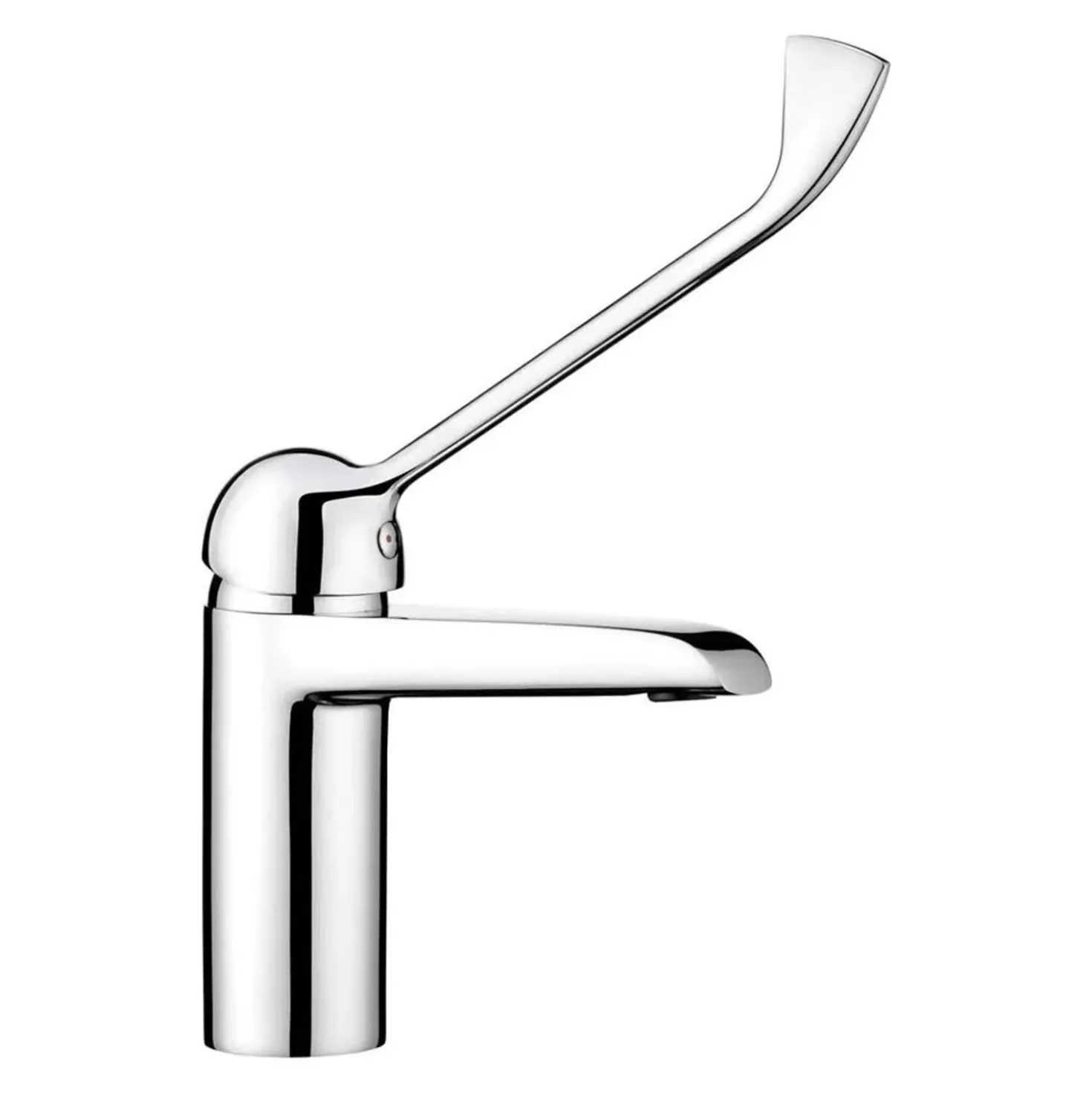 Miscelatore lavabo Bayamo alto con leva clinica cromo