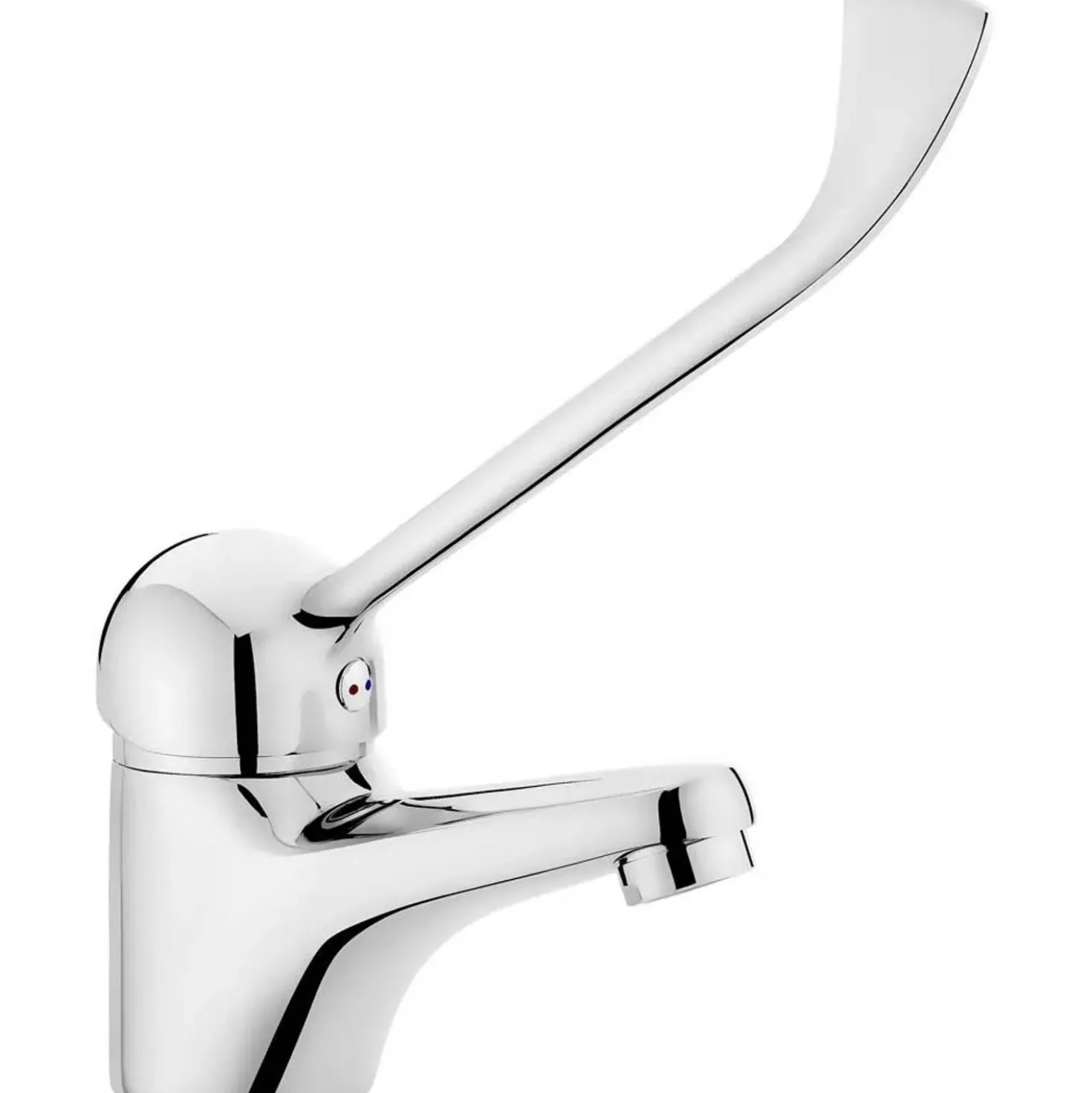 Miscelatore lavabo Camagüey con leva clinica cromo H75 L130 P290 mm
