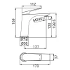Miscelatore lavabo Dynamic cromo