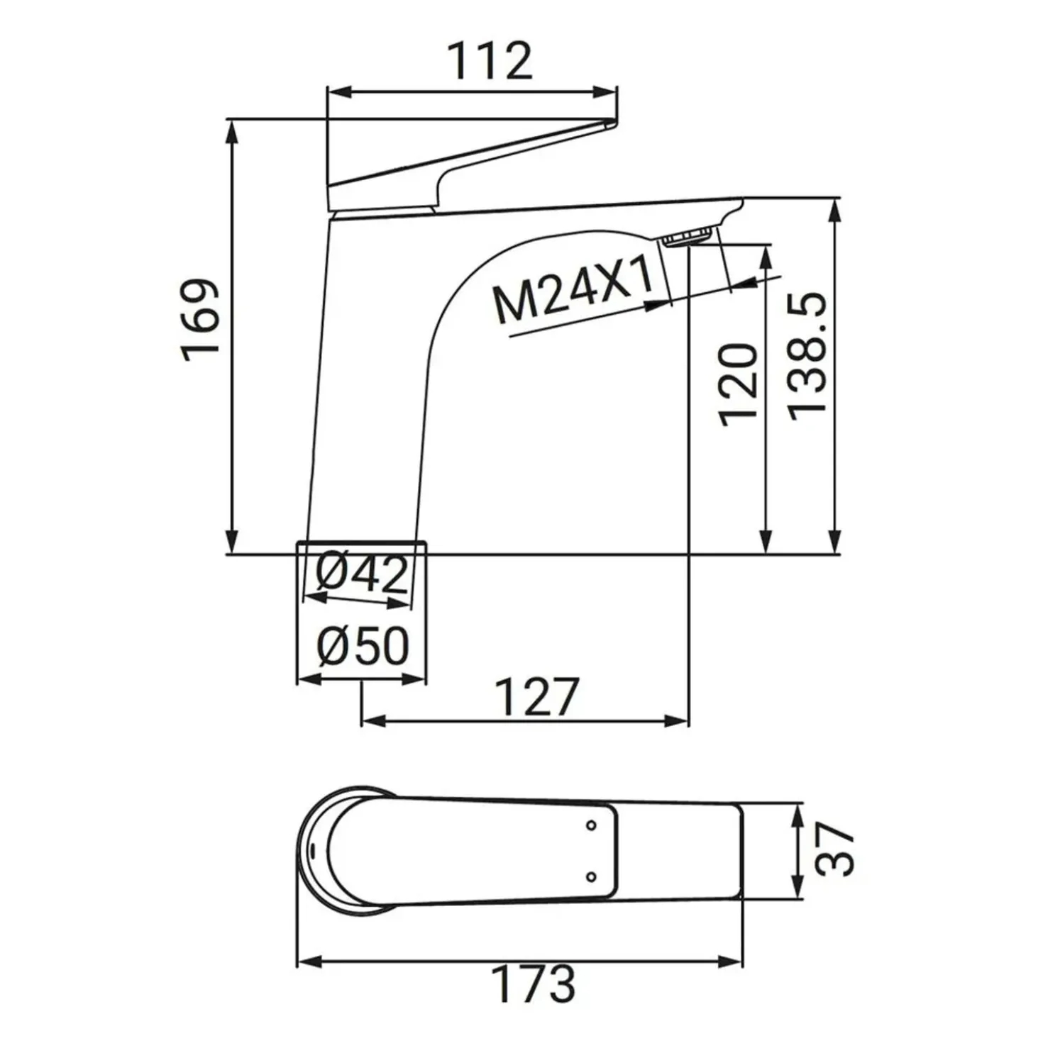 Miscelatore lavabo Dynamic cromo