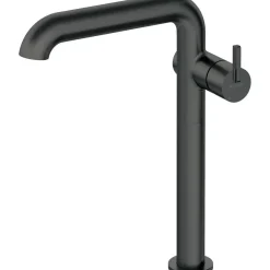 Miscelatore lavabo Limonar alto con bocca rettangolare nero