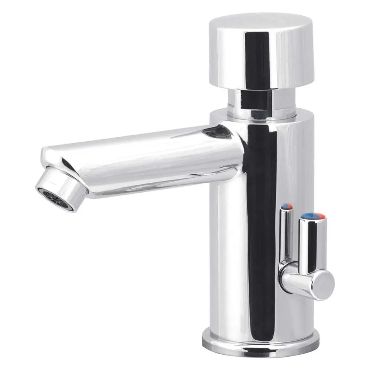 Miscelatore lavabo Palmarito a chiusura automatica senza tappo chiusura