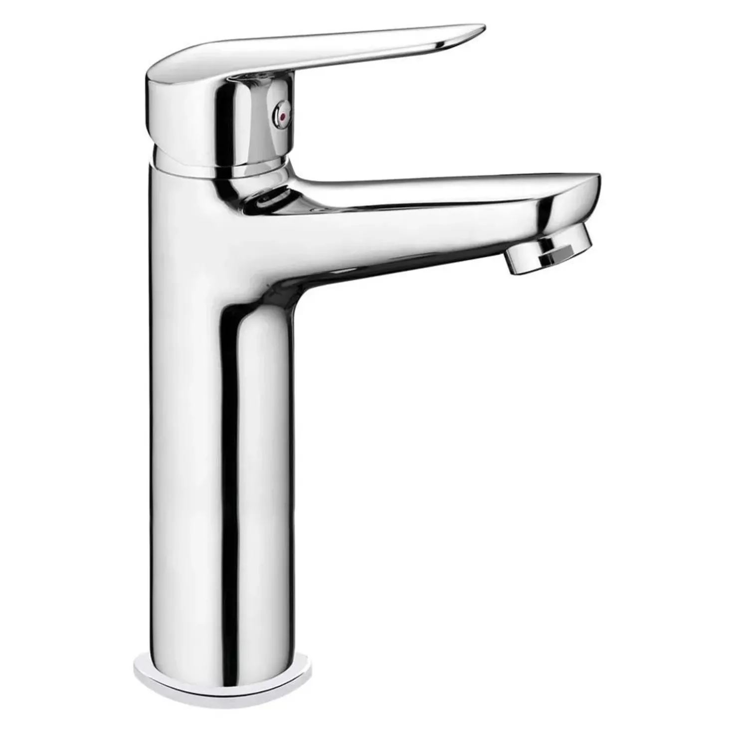 Miscelatore lavabo rialzato Nueva Paz cromo H60 L205 P305 mm
