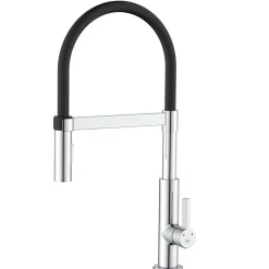 Miscelatore lavello alto Panama cromo/nero