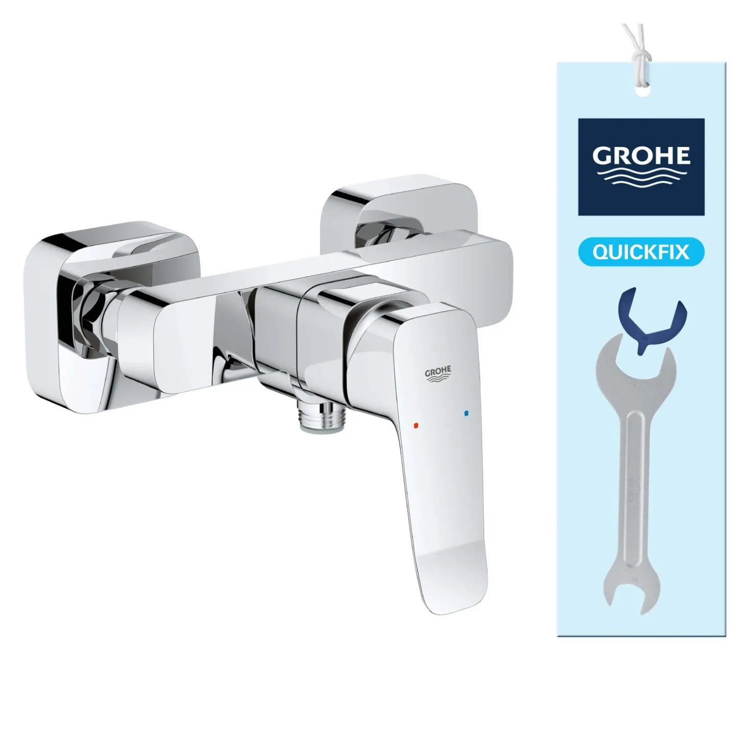 Miscelatore monocomando doccia esterno Grohe Dice cromo