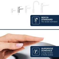 Miscelatore per lavabo Grohe Dice cromo tg S