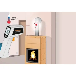 Misuratore di temperatura laser Auto-Hold
