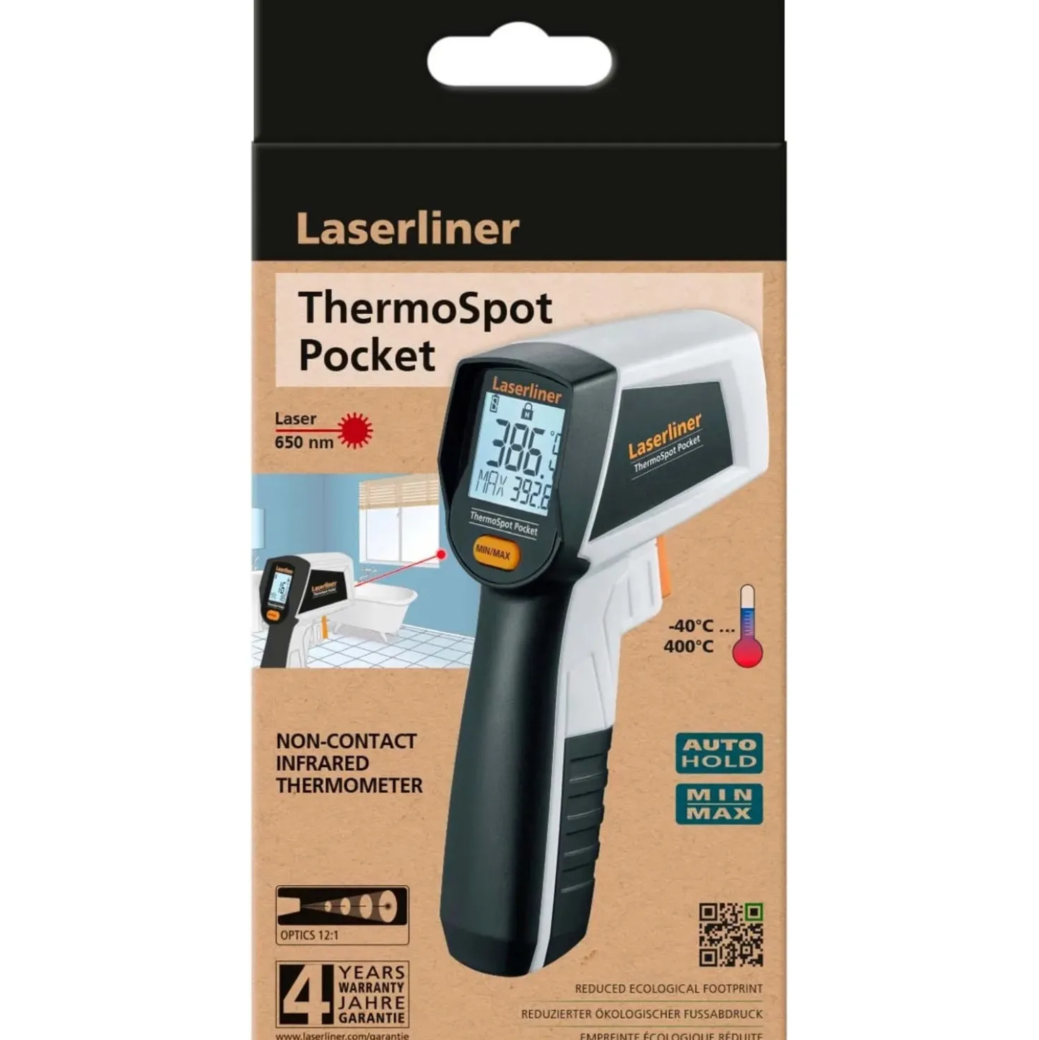 Misuratore di temperatura laser Pocket