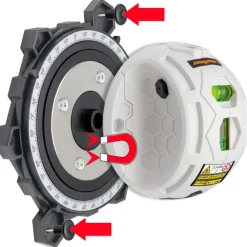 Misuratore laser 2 assi allineati