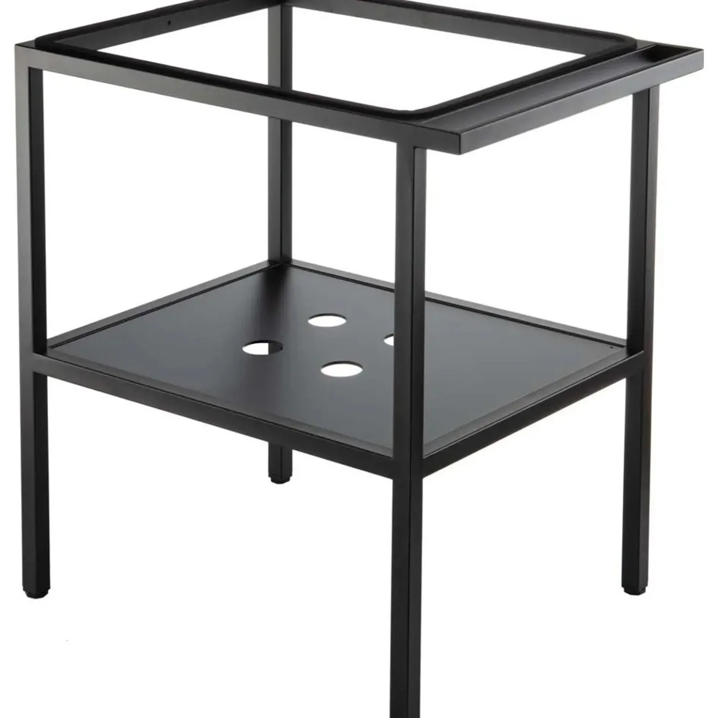 Mobile bagno a terra Idrostile con ripiano 56,5x40 cm 400x750 mm Nero