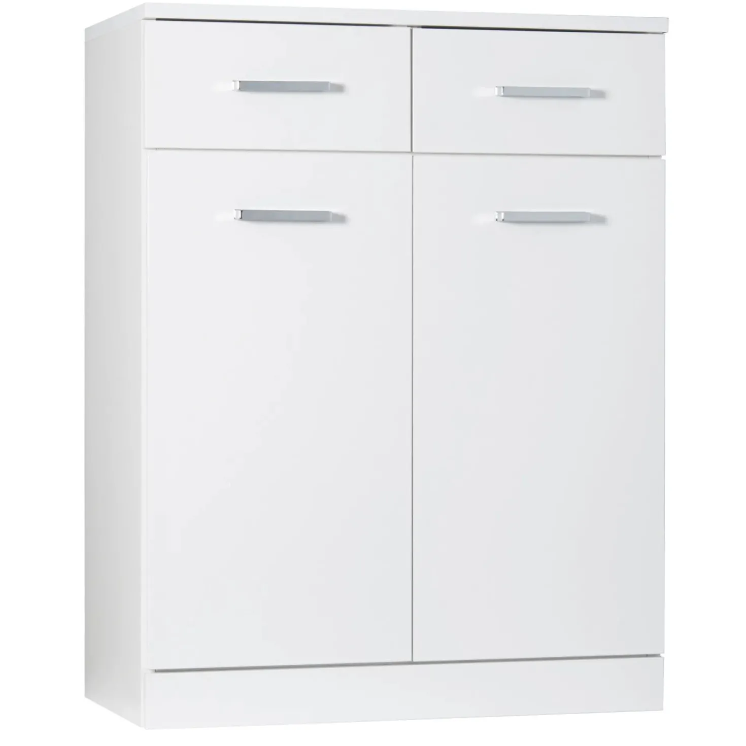 Mobile bagno a terra 60x78 cm bianco lucido