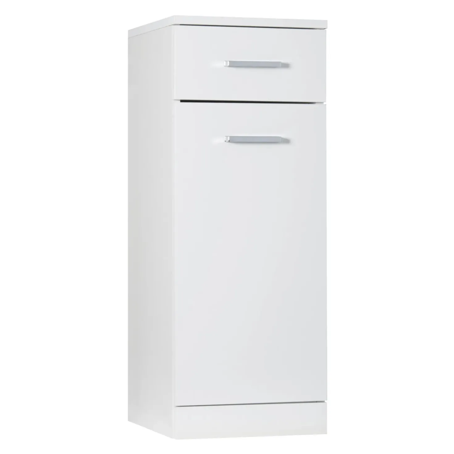 Mobile bagno a terra 30x78 cm bianco lucido