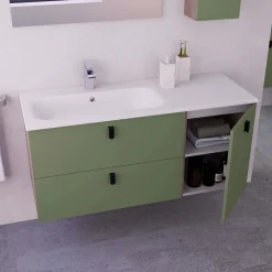 Mobile bagno base laterale sospesa Taiko 1 anta dx 40x45x54 cm assortito