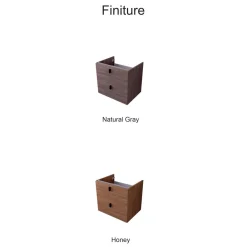 Mobile bagno base lavabo sospesa Taiko 2/C 59x45x54 cm assortito