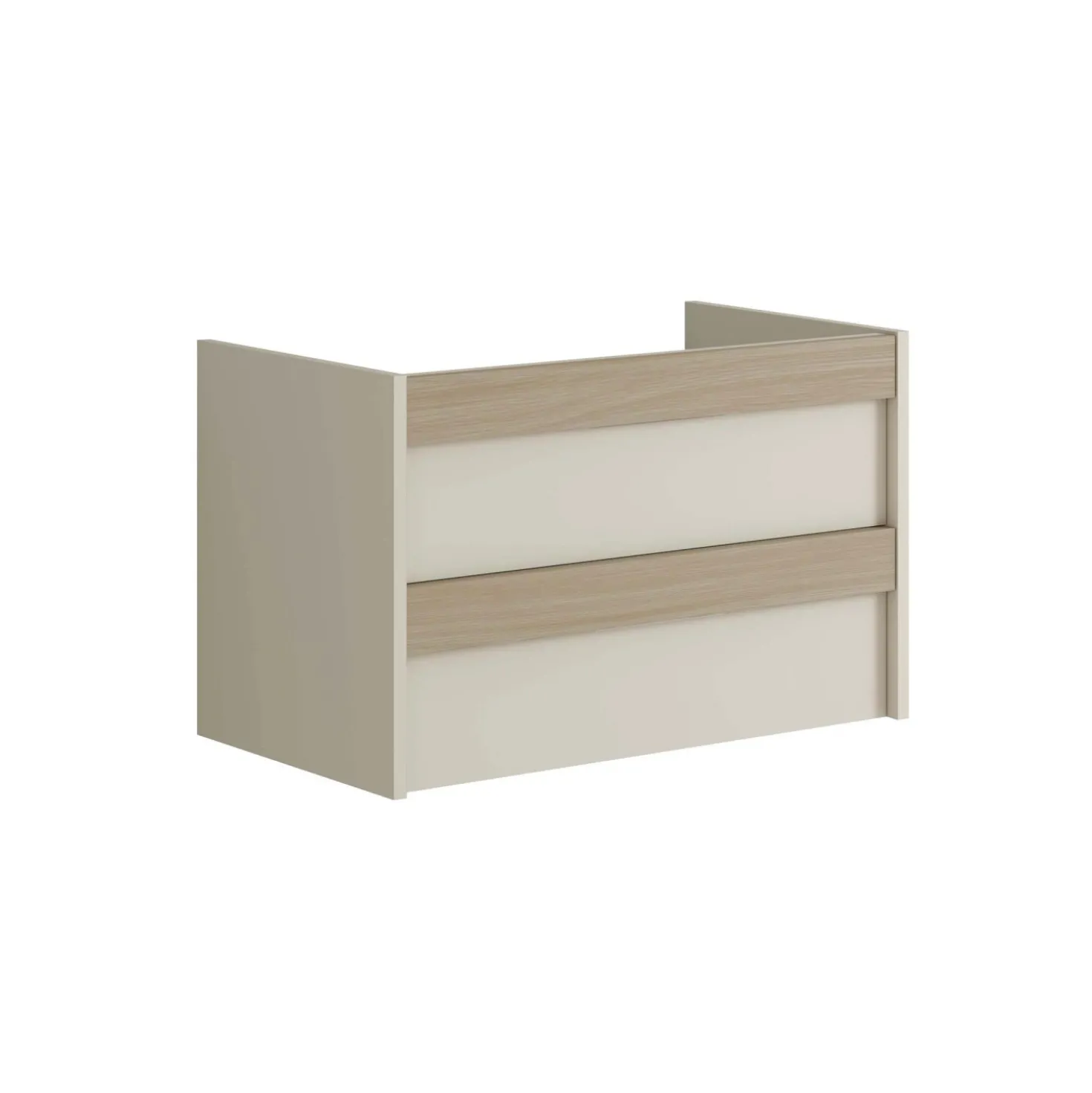 Mobile bagno base lavabo Riviera 79,5x50x45,5 cm sabbia opaco laccato