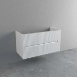 Mobile bagno base lavabo sospeso L 99 x H 54 x P 45 cm bianco opaco