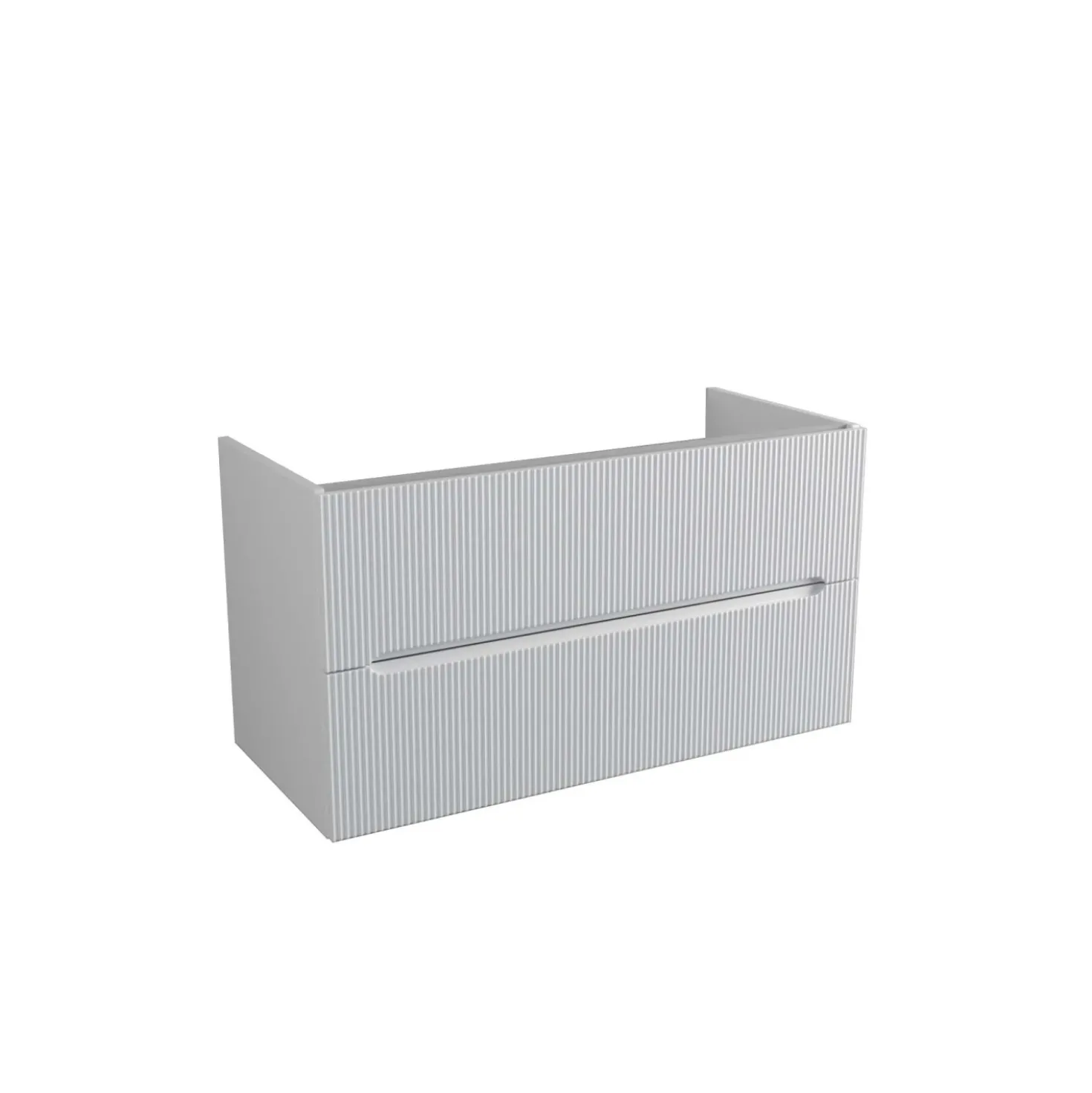 Mobile bagno base lavabo sospeso L 99 x H 54 x P 45 cm bianco opaco
