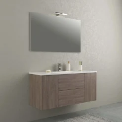 Mobile bagno base sospesa Mind 120x45x54 cm legno
