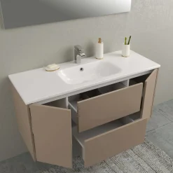 Mobile bagno base sospesa Mind 120x45x54 cm opaco