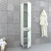 Mobile bagno colonna a terra 32x178x33 cm bianco larice
