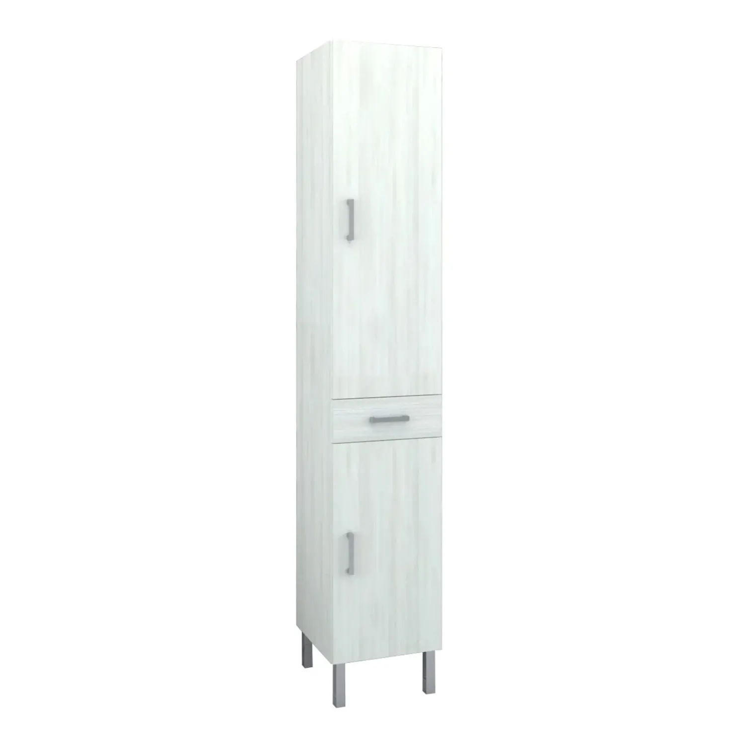 Mobile bagno colonna a terra 32x178x33 cm bianco larice